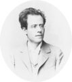 Mahler in 1898. Porträtfotografie von Josef Székely