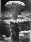 Mushroom cloud over Nagasaki