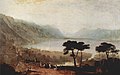 Lago Léman, visto a partir de Montreux, Joseph Mallord William Turner, 1810