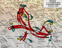 Схема действий дивизий в Сербии (15 марта—20 мая 1944)