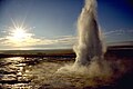 An geysir "Strokkur"