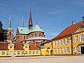 Roskilde Domkirke - set fra bispegården