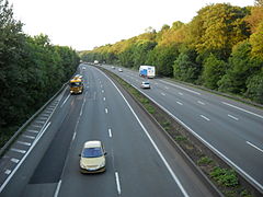 Route européenne 17 près de Phalempin