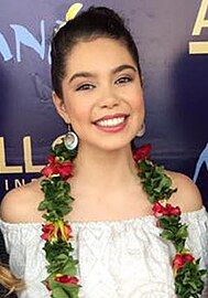 Auliʻi Cravalho is of Hawaiian, Irish, Puerto Rican, Portuguese and Chinese descent.[36][37][38]