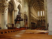 Interieur van de Grote of Onze-Lieve-Vrouwekerk