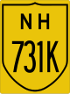 National Highway 731K shield}}