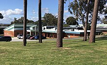 Single storey brick school buildings