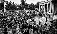 Protesters in Denver on June 6, 2020