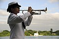 Musician Kristen Snitzer, assigned to the U.S. Pacific Fleet Navy Band