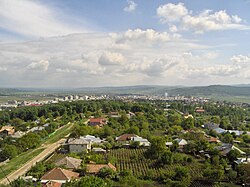 View of Vaslui from the northern outskirts