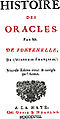 Dílo 'Histoire des Oracles' (1728)