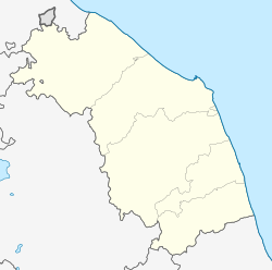 Offagna is located in Marche