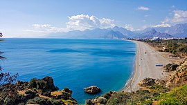 Konyaaltı Beach in Antalya