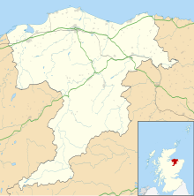 Battle of Pitgaveny is located in Moray