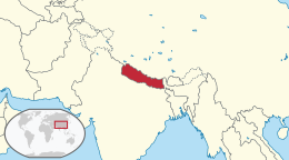 Map of Nepal