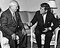 Nikita Khrouchtchev rencontre John F. Kennedy à la conférence de Vienne en juin 1961.