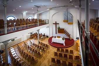 Français : Intérieur de l'église méthodiste de Sion