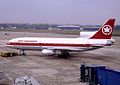 L-1011-385-3 TriStar 500 d'Air Canada, à l'aéroport de Düsseldorf en 1988.