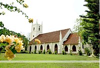 Anglikanische (heute Church of South India) Drei­faltig­keits­kathedrale, 1830–1841,[12] in Kottayam im Staat Kerala