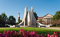 Engineering Fountain on the Purdue University campus