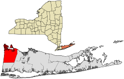 Location in Suffolk County