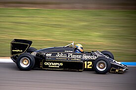 1985 Ayrton Senna Lotus 97T at the Renault World Series, Donington Park 2007