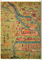 16th century map of Soltaniyeh city by Matrakçı Nasuh