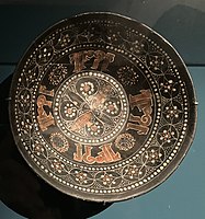 Decorated bowl. Afrasiab (Samarkand), 11th century.[87]