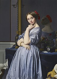 Jean Auguste Dominique Ingres, Louise de Broglie, Countess d'Haussonville, 1845[259]