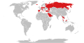 Image 9A map of nations which have Lèse-majesté laws as of September 2022 (from Freedom of speech by country)