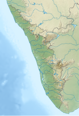 Location of Pookode Lake within Kerala