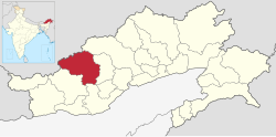 Location in Arunachal Pradesh