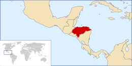 Carte Honduras