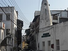 La mosquée Bohora dans le quartier de Makadara