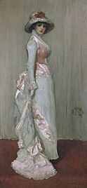 James McNeill Whistler, Harmony in Pink and Grey (Portrait of Lady Meux), 1881[305]