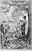 George Fox preaching in Maryland.jpg