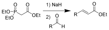 The Horner–Wadsworth–Emmons reaction