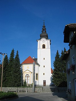 Kerk van St Kancian in Rečica ob Savinji