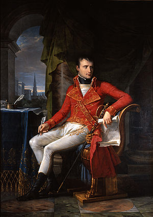 Napoleon Bonaparte als Erster Konsul (Französisch: Napoléon Bonaparte Premier Consul) (Charles Meynier)