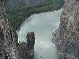 De tweede canyon van de Nahanni River - The Gate