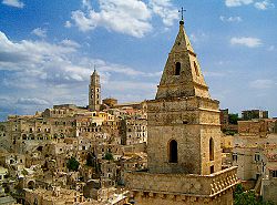 Skyline of Matera