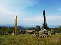 Rodnover shrine on the holy Smrečník hill near Kremnica, Banská Bystrica Region.