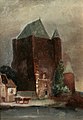 Cornelis Kruseman Toren bij het water