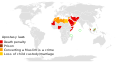 Image 22Restriction of apostasy by country (2020) (from Freedom of speech)