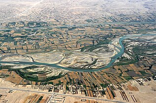 Aerial photograph of Kandahar Province