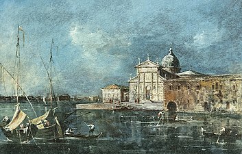 Vue de San Giorgio Maggiore Francesco Guardi, 1765 Fondation Bemberg.