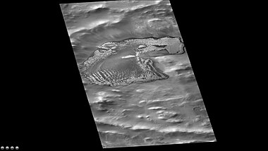 Wegener Crater, as seen by CTX camera (on Mars Reconnaissance Orbiter)