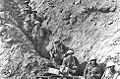 Infantry from the 2nd Battalion, Auckland Regiment in the Battle of the Somme, September 1916.