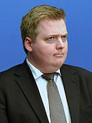 Sigmundur Davíð Gunnlaugsson Islands statsminister (2013–2016)