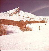 La station de ski à ses débuts.